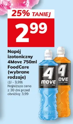 Napój izotoniczny 4Move (wybrane rodzaje) promocja w Hitpol