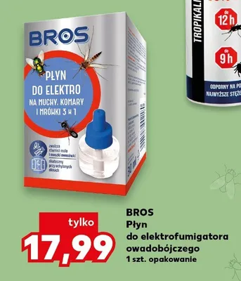Płyn do elektrofumigatora owadobójczego Bros promocja w Kaufland