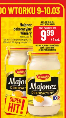 Majonez dekoracyjny Winiary Nestlé promocja w POLOmarket