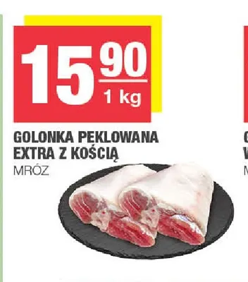 Golonka peklowana Extra z kością Mróz promocja w SPAR