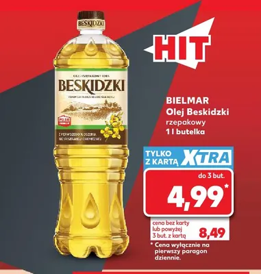 Olej rzepakowy Beskidzki Bielmar promocja w Kaufland
