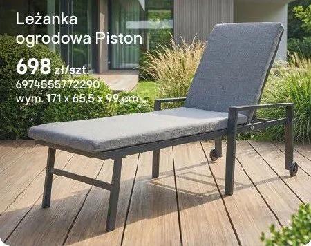 Leżanka ogrodowa Piston promocja w Castorama