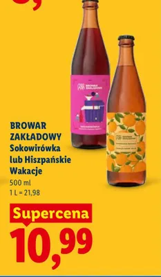 Piwo Browar Zakładowy Sokowirówka promocja w Lidl