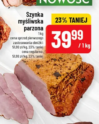 Szynka myśliwska parzona Pekpol promocja w POLOmarket