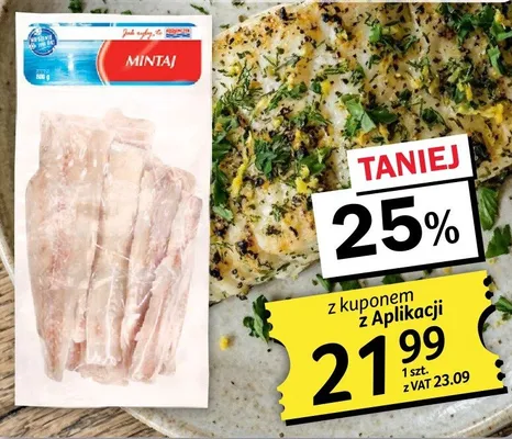Mintaj filety bez skóry 800 g promocja w Selgros