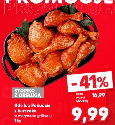 Podudzie z kurczaka w marynacie grillowej promocja w Kaufland