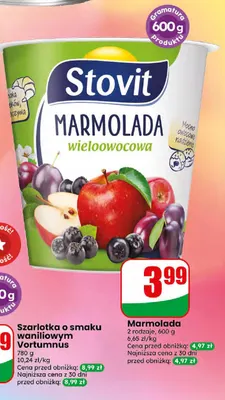 Marmolada Stovit promocja w Dino