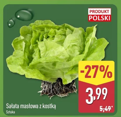 Sałata masłowa z kostką K-classic stąd takie dobre! promocja w Aldi