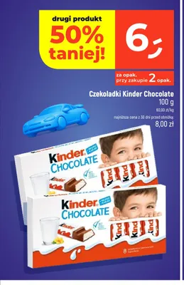 Czekoladki Kinder Chocolate promocja w Dealz