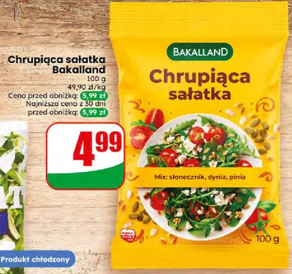 Chrupiąca sałatka promocja w Dino