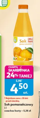 Sok pomarańczowy Auchan promocja w Auchan