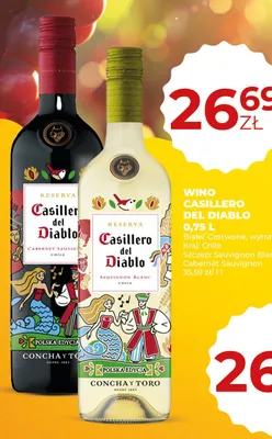 Wino czerwone wytrawne Casillero del Diablo Cabernet Sauvignon Polska Edycja promocja w Duży Ben