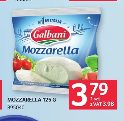 Ser mozzarella Galbani promocja w Selgros