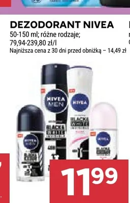 Dezodorant Nivea promocja w Stokrotka