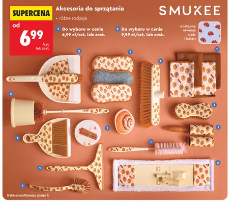 Akcesoria do sprzątania Smukee promocja w Biedronka