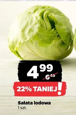Sałata lodowa promocja w Netto