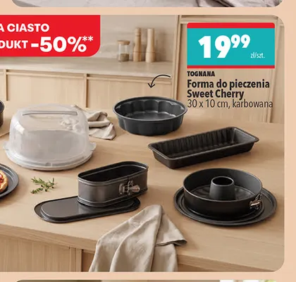 Forma do pieczenia Sweet Cherry 30x10 cm karbowana Tognana promocja w Biedronka
