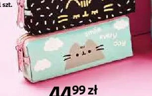 Piórnik Pusheen miętowy w serduszka promocja w Empik