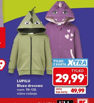 Bluza dresowa dziecięca Lupilu promocja w Kaufland