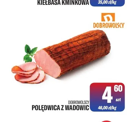Polędwica z Wadowic Dobrowolscy promocja w Tomi Markt