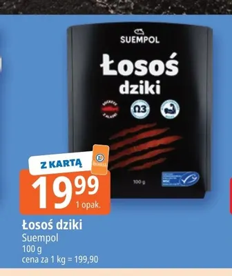 Łosoś dziki Suempol promocja w Leclerc