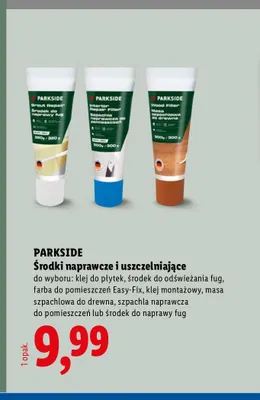 Szpachla naprawcza do pomieszczeń Parkside promocja w Lidl
