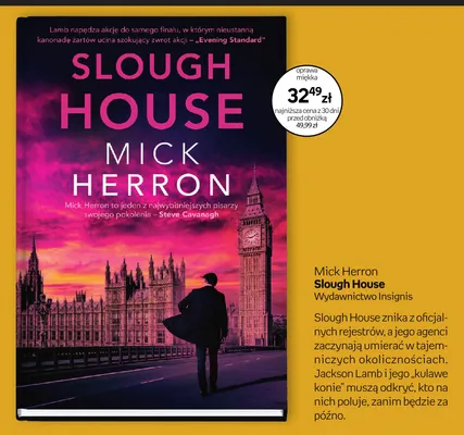Książka Slough House Mick Herron promocja w Empik
