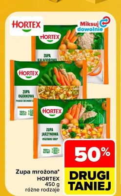 Zupa mrożona Hortex promocja w Carrefour