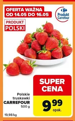 Truskawki polskie Carrefour promocja w Carrefour Express
