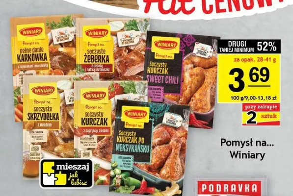 Winiary Pomysł na... soczysty Kurczak Sweet Chili promocja w Gram Market