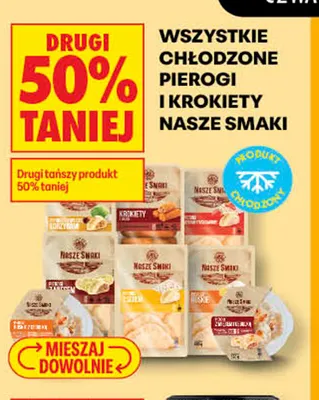 Chłodzone pierogi i krokiety Nasze Smaki promocja w Biedronka