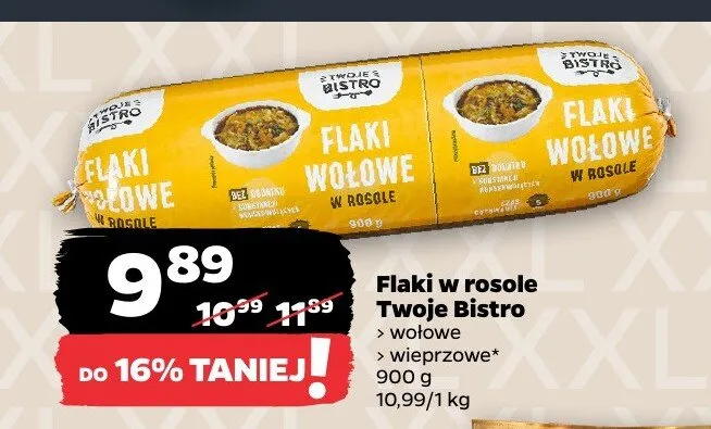 Flaki wołowe w rosole TWOJE BISTRO promocja w Netto