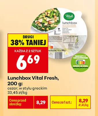 Lunchbox Vital Fresh cezar promocja w Biedronka
