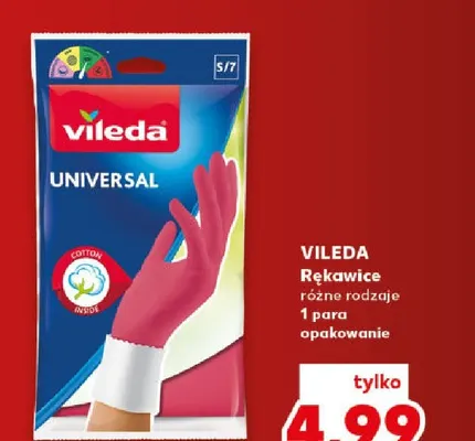 Rękawice Vileda promocja w Kaufland