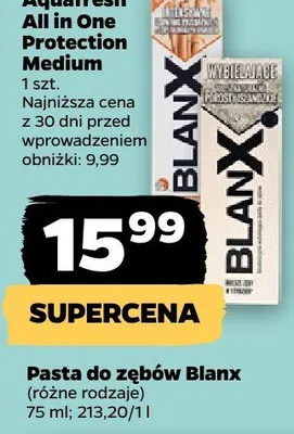 Szczoteczka do zębów Aquafresh All In One Protection Medium promocja w Netto