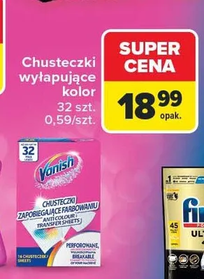 Chusteczki wyłapujące kolor promocja w Carrefour
