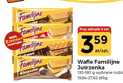 Wafle Familijne Jutrzenka promocja w Społem Częstochowa
