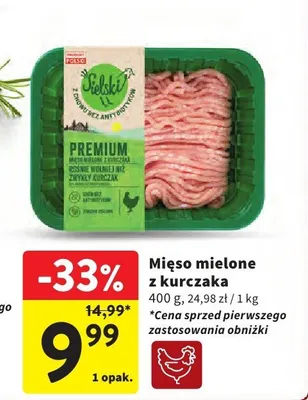 Mięso mielone z kurczaka promocja w Intermarche