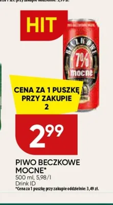 Piwo Beczkowe Mocne promocja w Chata Polska