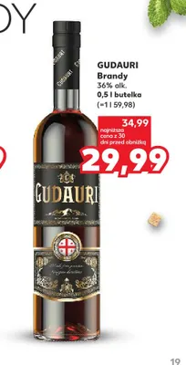 Brandy Gudauri promocja w Kaufland