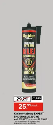 Klej montażowy Expert Spider Glue promocja w Leroy Merlin