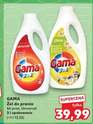 Żel do prania Gama Citrus promocja w Kaufland