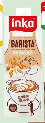 Napój owsiany Inka Barista promocja w Dino