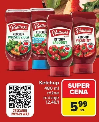 Ketchup różne rodzaje promocja w Carrefour