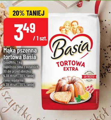 Mąka pszenna tortowa  promocja w POLOmarket