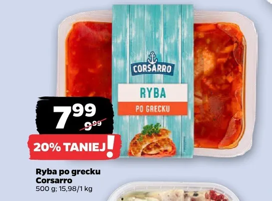 Ryba po grecku 500 g promocja w Netto
