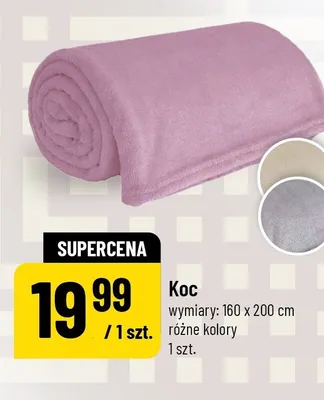 Koc 160x200cm promocja w POLOmarket