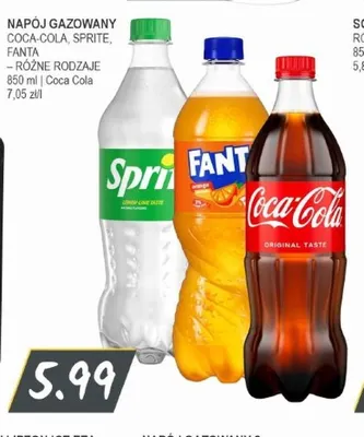 Napój gazowany Sprite promocja w Słoneczko