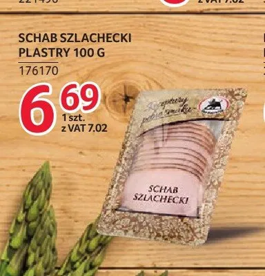 Schab szlachecki plastry ZMB Białystok promocja w Selgros