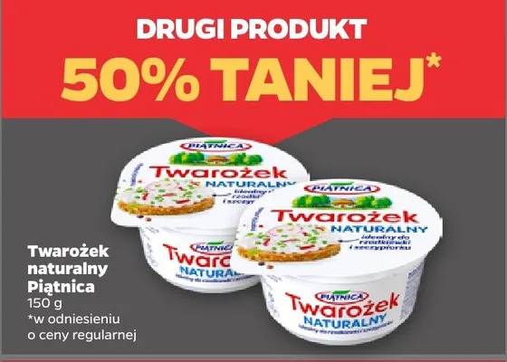 Twarożek naturalny promocja w Netto